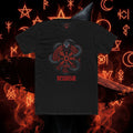 Occult Snake Sigil Tee — Viking Vegvisir Rune T-Shirt style 83 By THE WICCANS.COM
